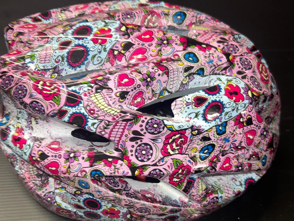 Helmets (Pink Skulls)